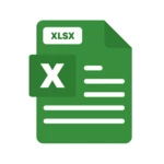 xlsx reader android application logo